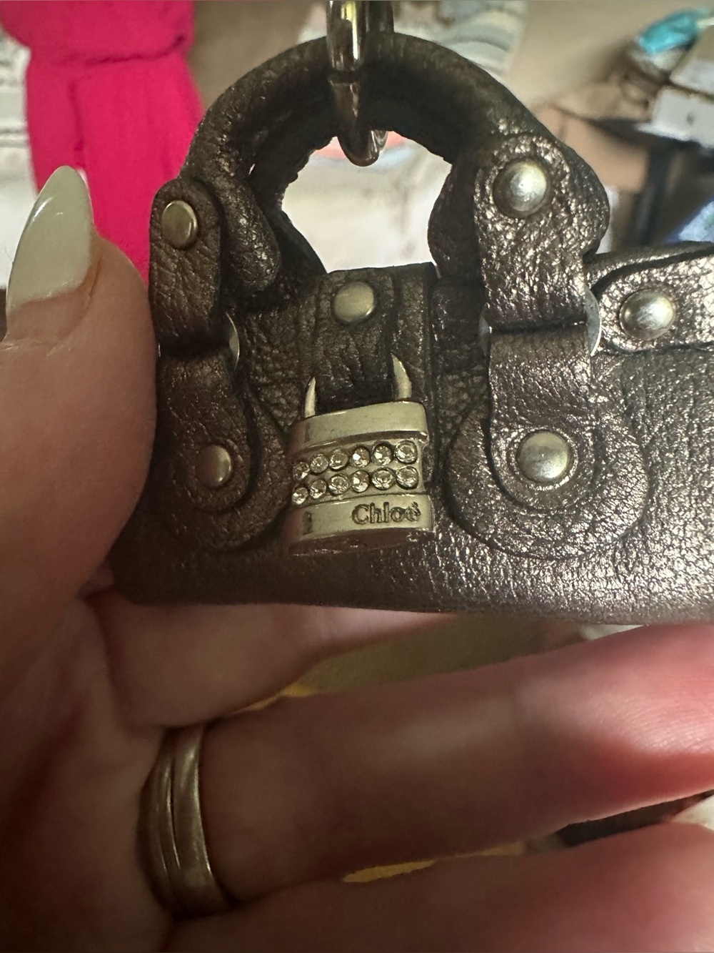 Vintage Chloé Paddington Bag Charm / Keychain